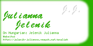 julianna jelenik business card